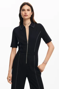 Calças|Vestidos E Macacões<Desigual Macacão longo com pespontos