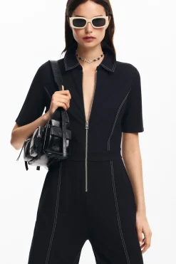 Calças|Vestidos E Macacões<Desigual Macacão longo com pespontos