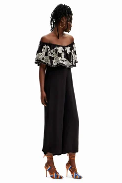 Calças|Vestidos E Macacões<Desigual Macacão midi palmeiras Stella Jean