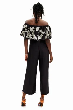 Calças|Vestidos E Macacões<Desigual Macacão midi palmeiras Stella Jean