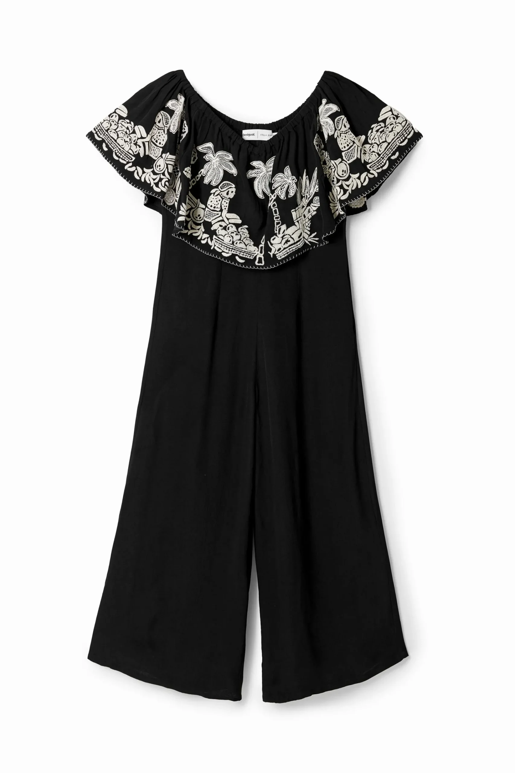 Calças|Vestidos E Macacões<Desigual Macacão midi palmeiras Stella Jean