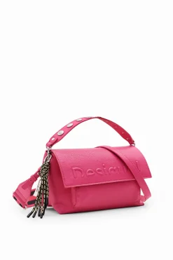 Malas<Desigual Mala a tiracolo média Meio logótipo