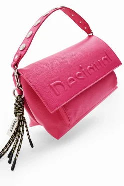 Malas<Desigual Mala a tiracolo média Meio logótipo