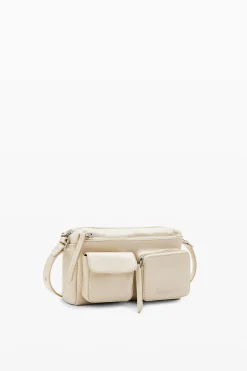 Malas|Bolsas De Couro<Desigual Mala a tiracolo pequena de pele logótipos