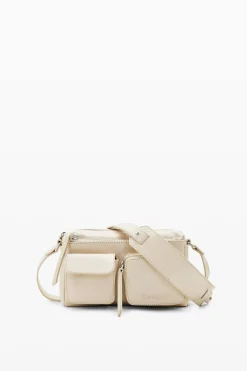 Malas|Bolsas De Couro<Desigual Mala a tiracolo pequena de pele logótipos