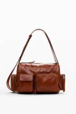 Bolsas De Couro|Malas<Desigual Mala pele M bolsos