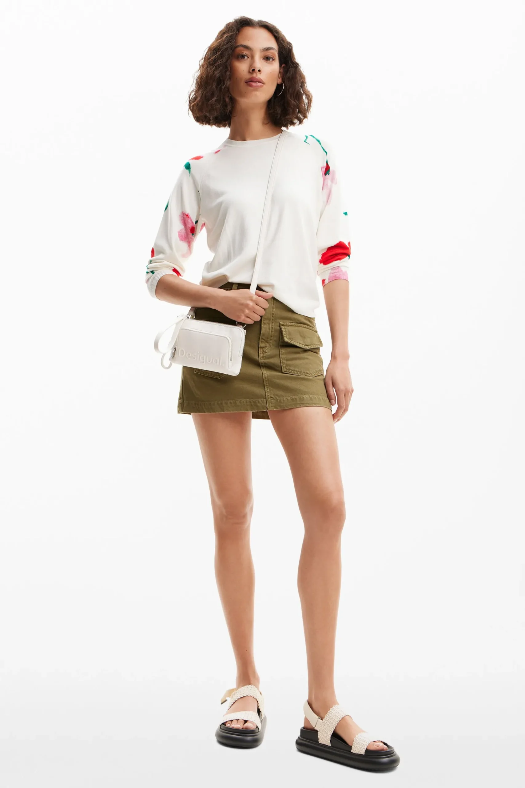 Carteiras|Carteiras<Desigual Mini mala meio logótipo