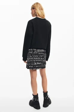 Saias E Shorts<Desigual Minissaia estampada com frases