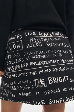 Saias E Shorts<Desigual Minissaia estampada com frases