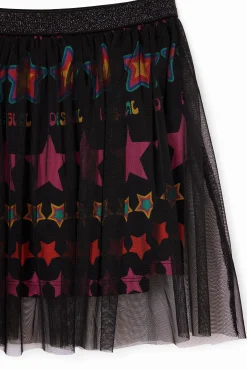 Saias E Calças<Desigual Minissaia estrelas
