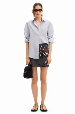 Saias E Shorts<Desigual Minissaia ilustração flor