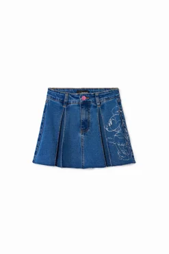 Saias E Calças<Desigual Minissaia jeans Minnie