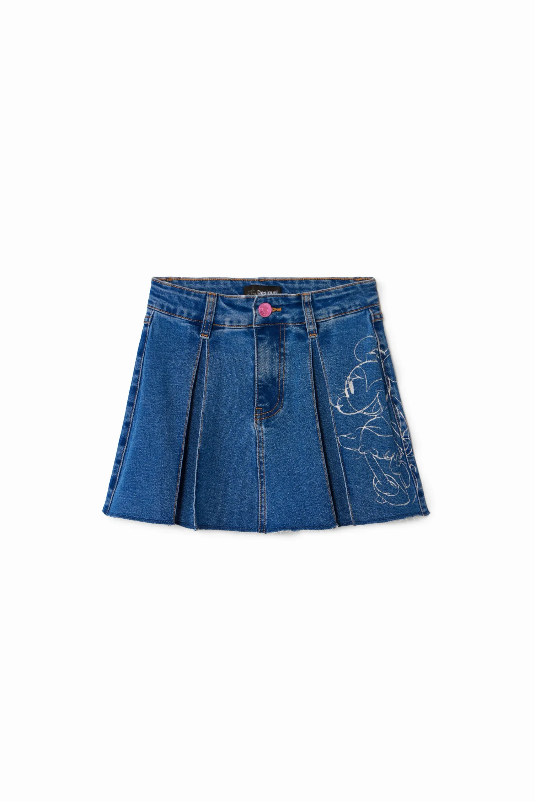 Saias E Calças<Desigual Minissaia jeans Minnie