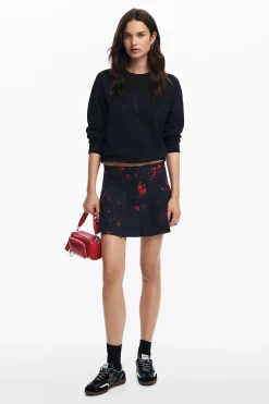 Saias E Shorts<Desigual Minissaia plissada