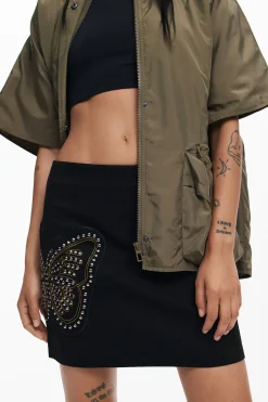 Saias E Shorts<Desigual Minissaia slim borboleta