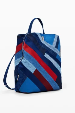 Mochilas|Mochilas<Desigual Mochila de denim com patches