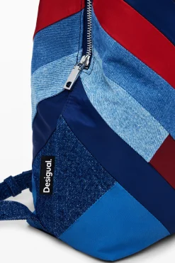 Mochilas|Mochilas<Desigual Mochila de denim com patches