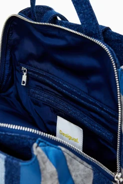 Mochilas|Mochilas<Desigual Mochila de denim com patches