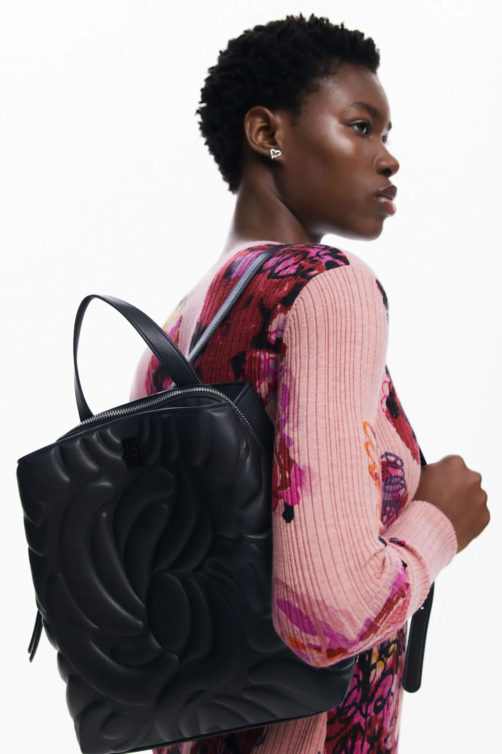 Mochilas|Mochilas<Desigual Mochila mini flores geométricas