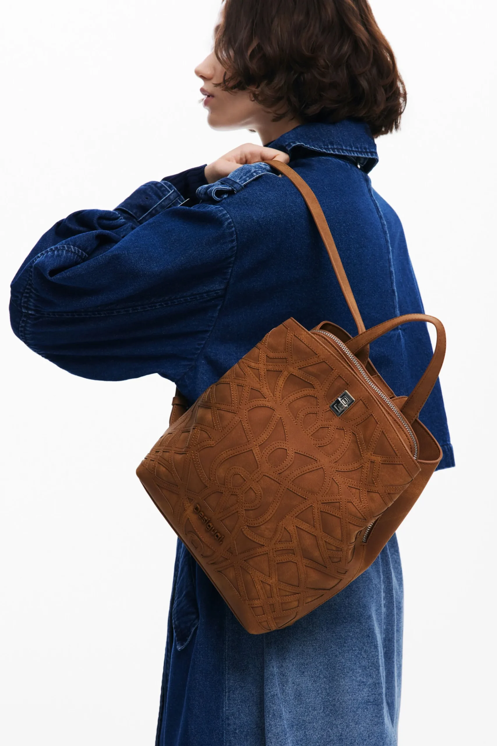 Mochilas|Mochilas<Desigual Mochila mini relevos