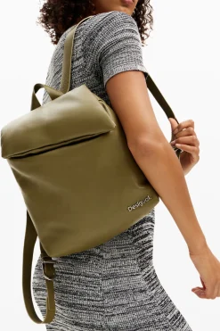 Bolsas De Couro|Mochilas<Desigual Mochila pele S acolchoada