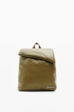 Bolsas De Couro|Mochilas<Desigual Mochila pele S acolchoada