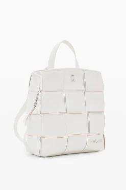Mochilas|Mochilas<Desigual Mochila S entrançada pespontos