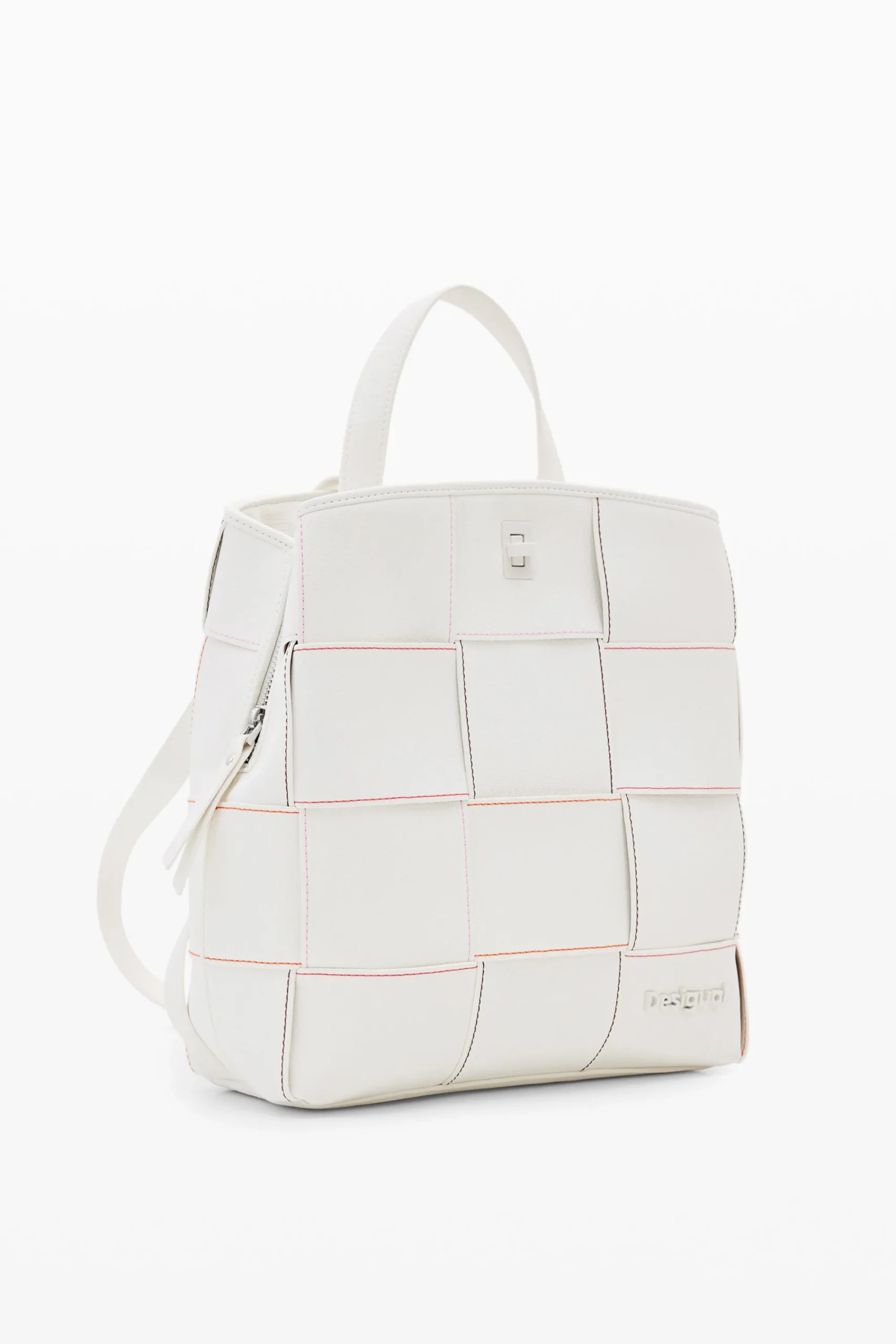 Mochilas|Mochilas<Desigual Mochila S entrançada pespontos