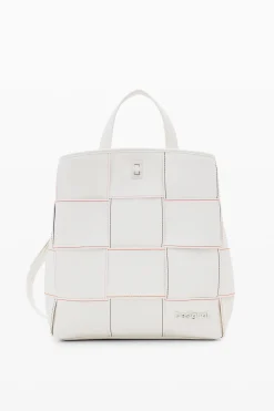 Mochilas|Mochilas<Desigual Mochila S entrançada pespontos