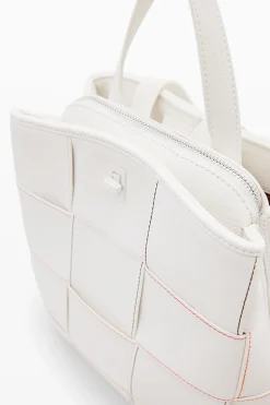 Mochilas|Mochilas<Desigual Mochila S entrançada pespontos