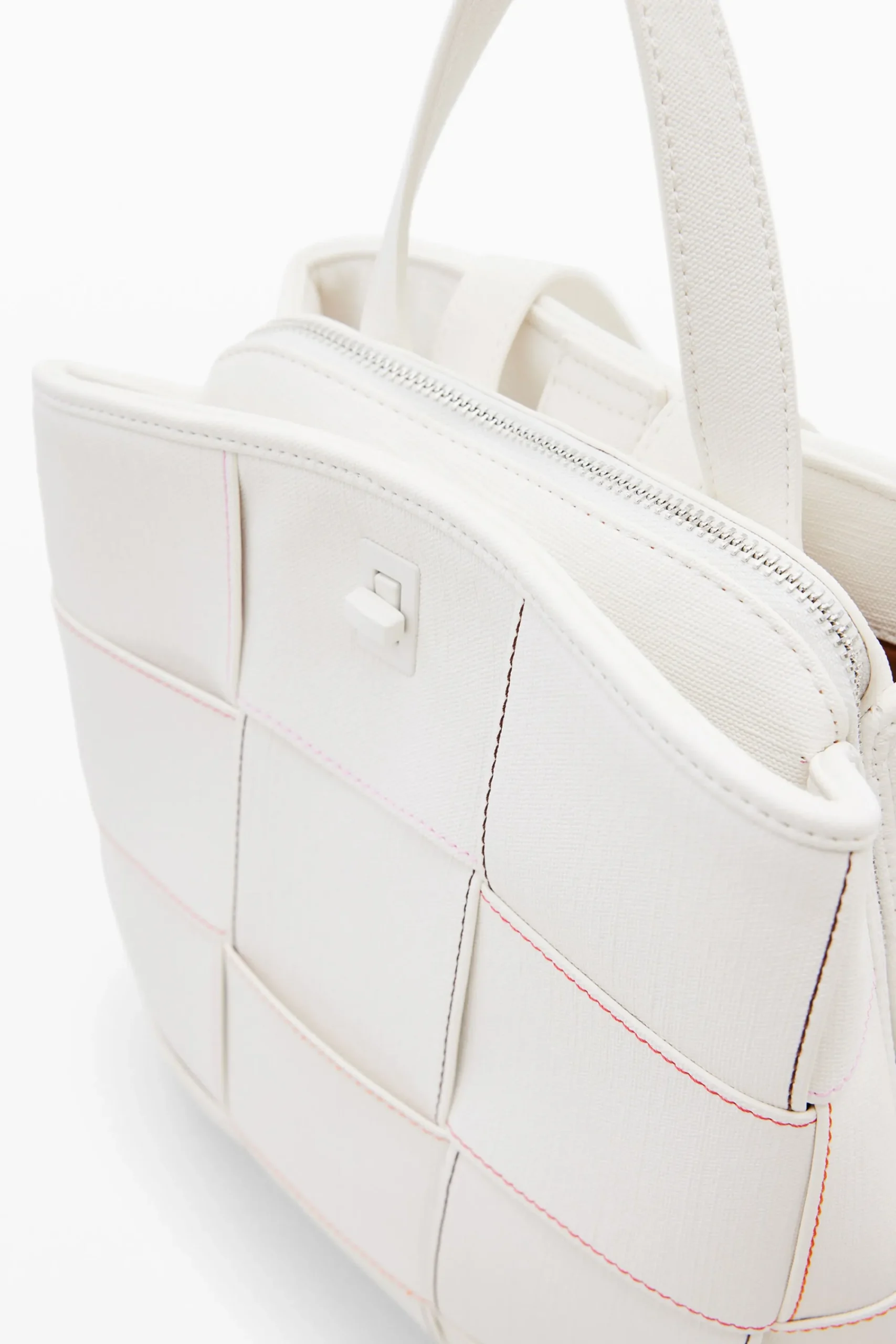 Mochilas|Mochilas<Desigual Mochila S entrançada pespontos