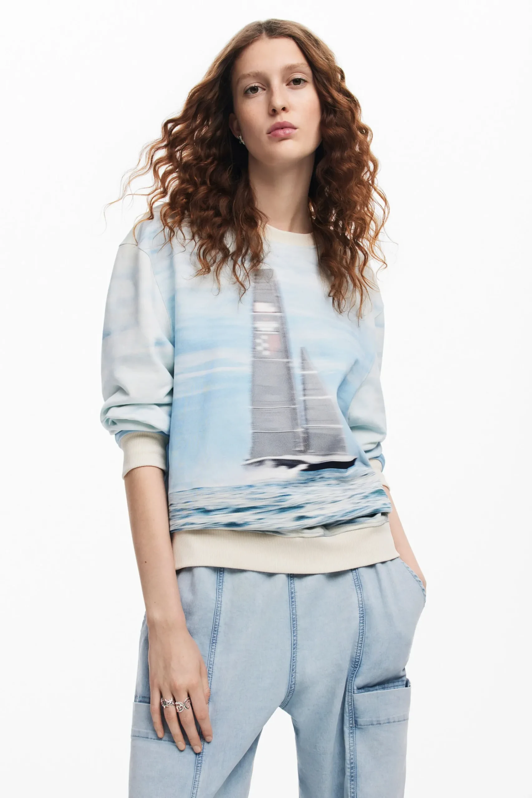 Malhas E Sweatshirts|Moletons<Desigual Moletom American Magic