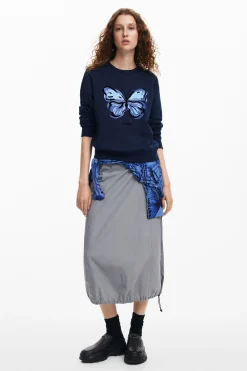 Moletons|Malha<Desigual Moletom borboleta