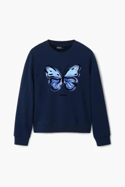Moletons|Malha<Desigual Moletom borboleta