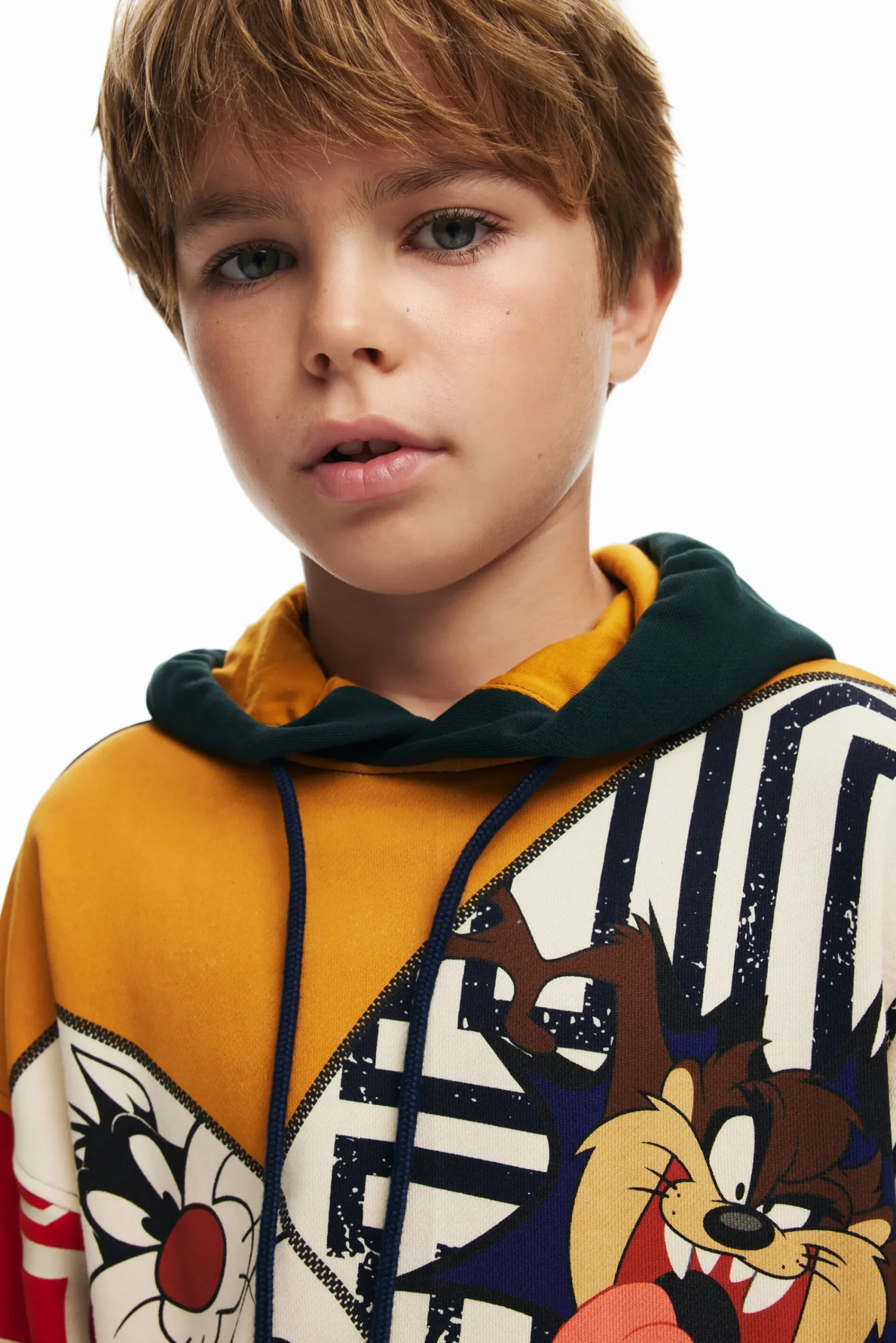 Malhas E Camisolas<Desigual Moletom com capuz Looney Tunes
