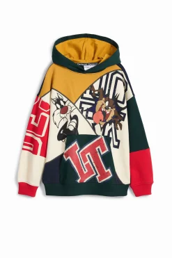 Malhas E Camisolas<Desigual Moletom com capuz Looney Tunes