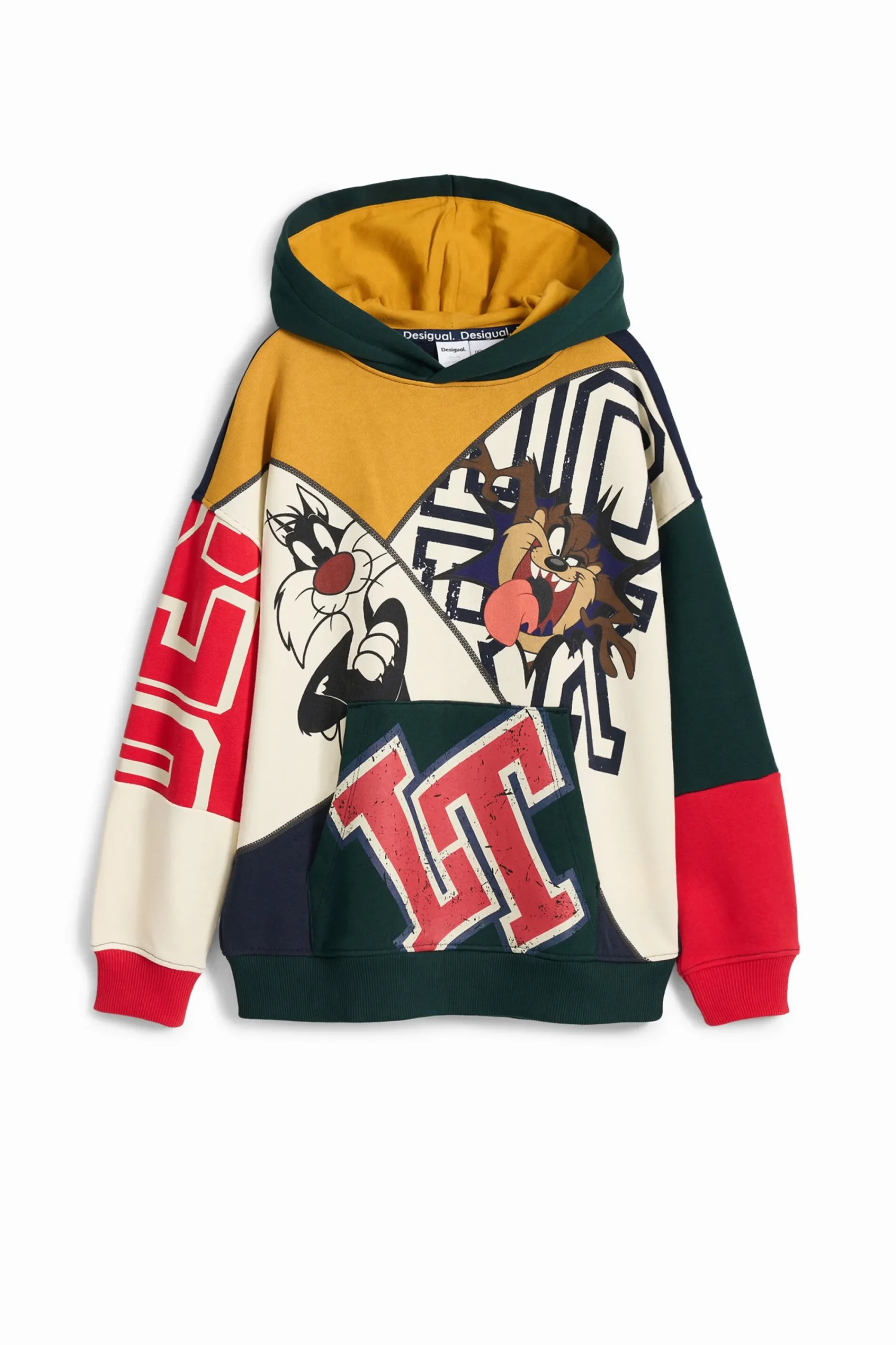 Malhas E Camisolas<Desigual Moletom com capuz Looney Tunes