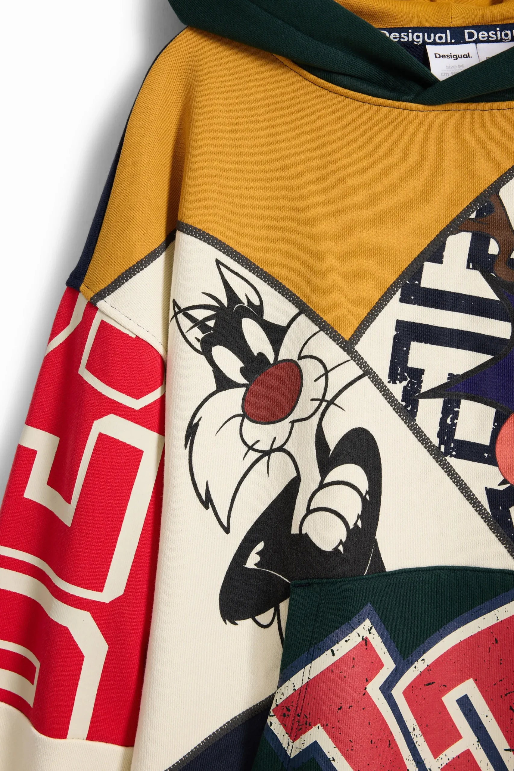 Malhas E Camisolas<Desigual Moletom com capuz Looney Tunes