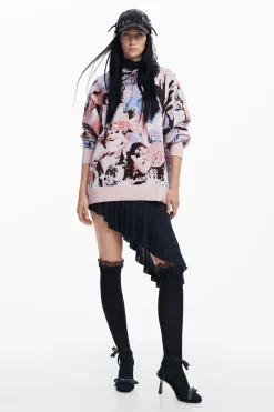 Roupa De Malha|Malha<Desigual Moletom com capuz María Escoté
