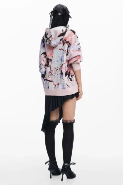 Roupa De Malha|Malha<Desigual Moletom com capuz María Escoté