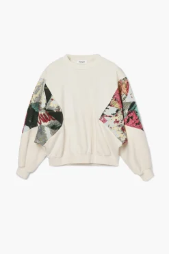 Moletons|Malha<Desigual Moletom com mangas estampadas M. Christian Lacroix