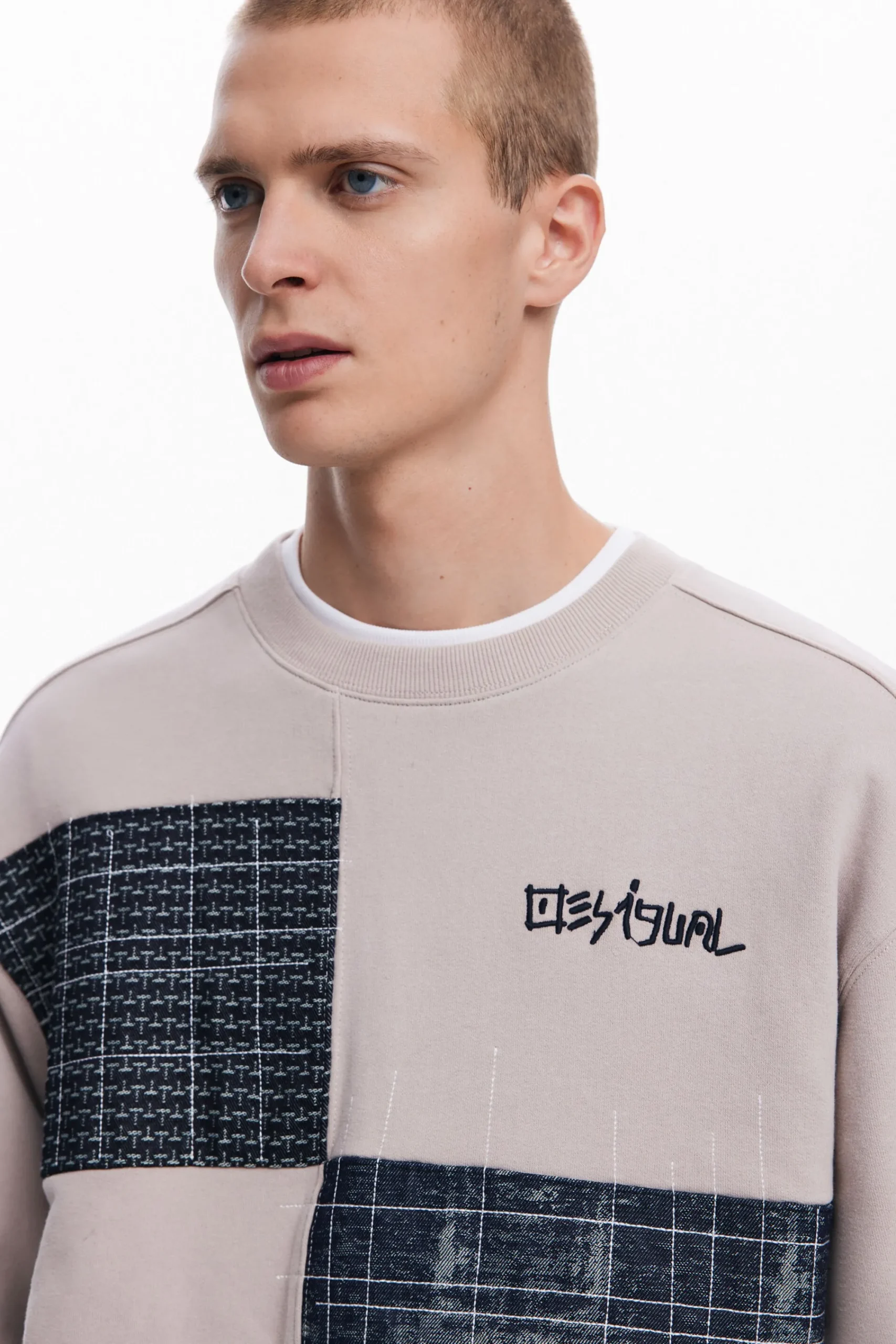Malhas E Sweatshirts<Desigual Moletom com patches