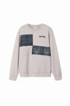 Malhas E Sweatshirts<Desigual Moletom com patches