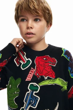 Malhas E Camisolas|Malhas E Sweatshirts<Desigual Moletom de dinossauro