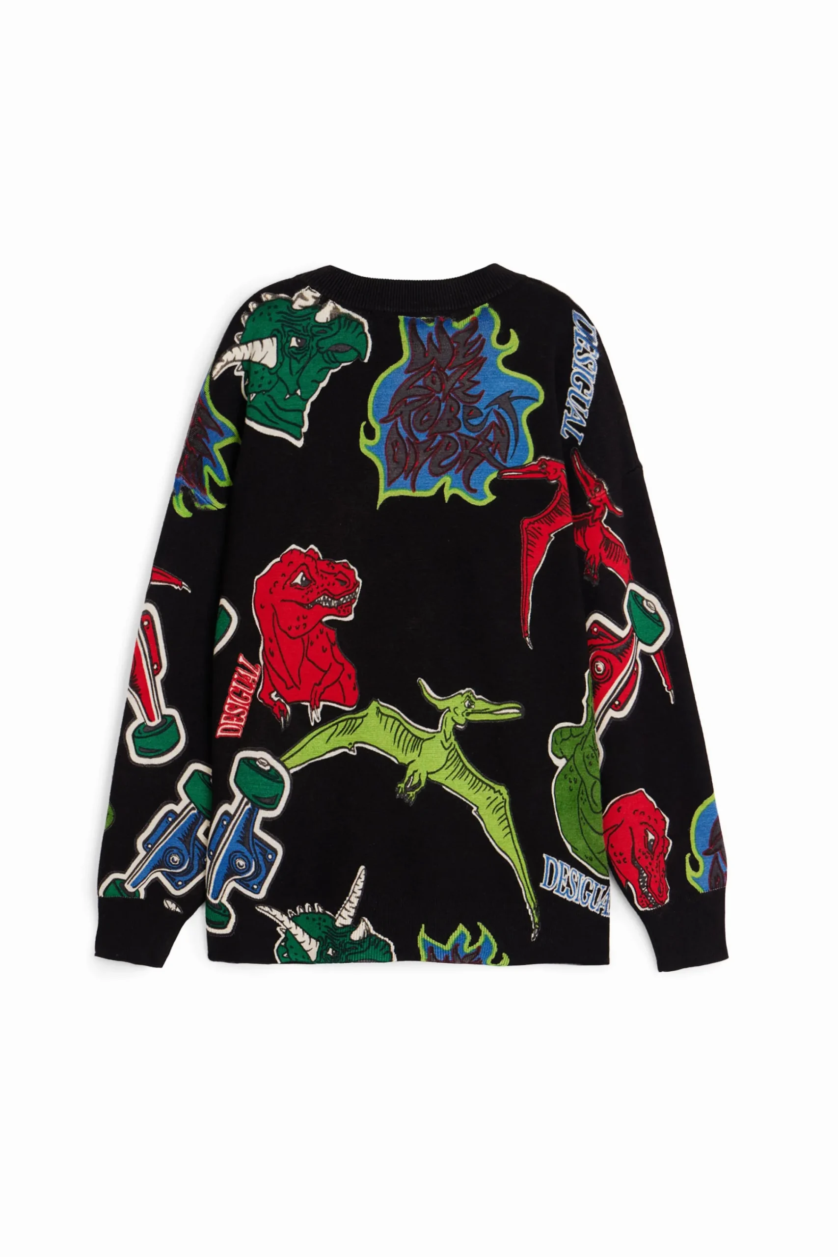 Malhas E Camisolas|Malhas E Sweatshirts<Desigual Moletom de dinossauro