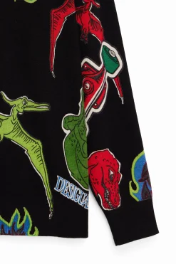 Malhas E Camisolas|Malhas E Sweatshirts<Desigual Moletom de dinossauro