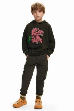 Malhas E Camisolas<Desigual Moletom de dinossauro