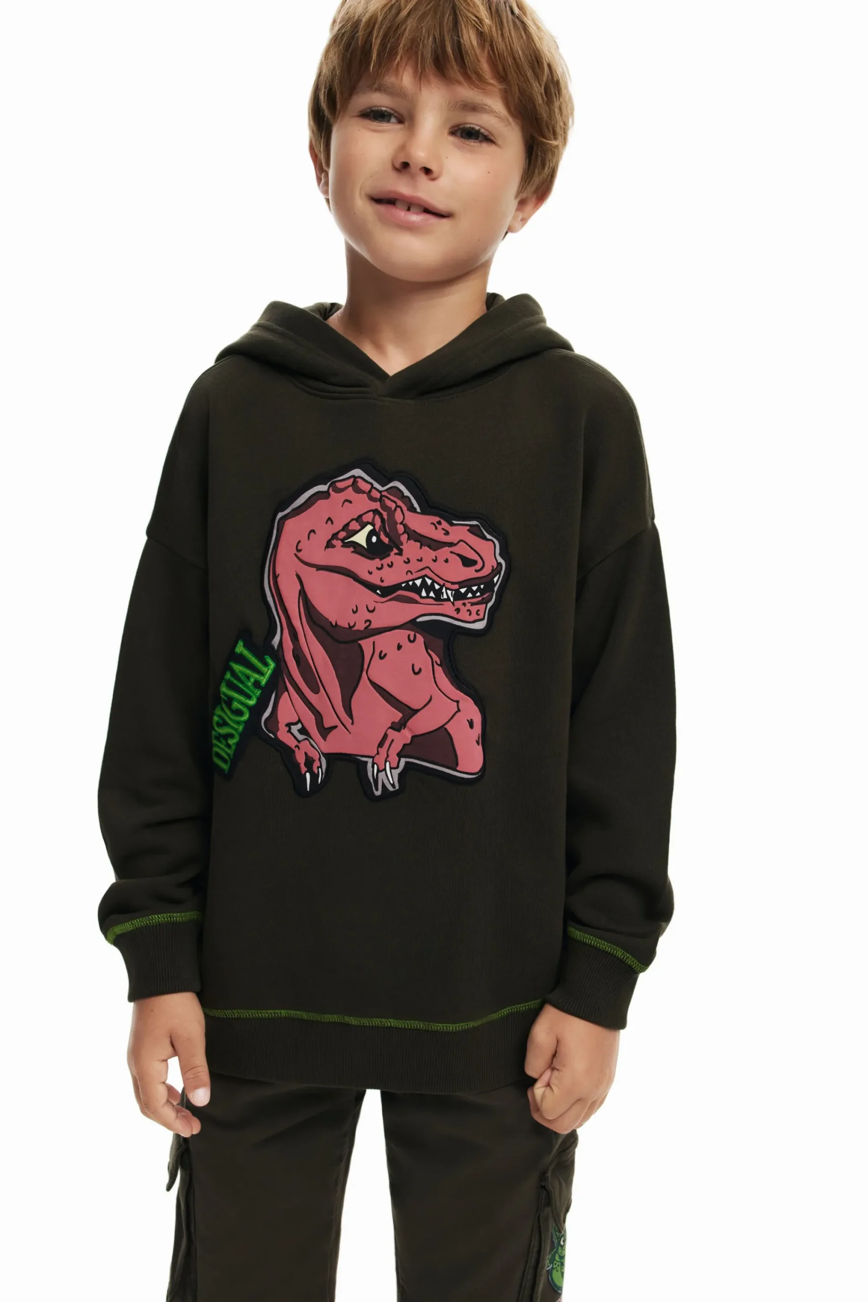 Malhas E Camisolas<Desigual Moletom de dinossauro