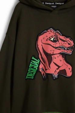Malhas E Camisolas<Desigual Moletom de dinossauro