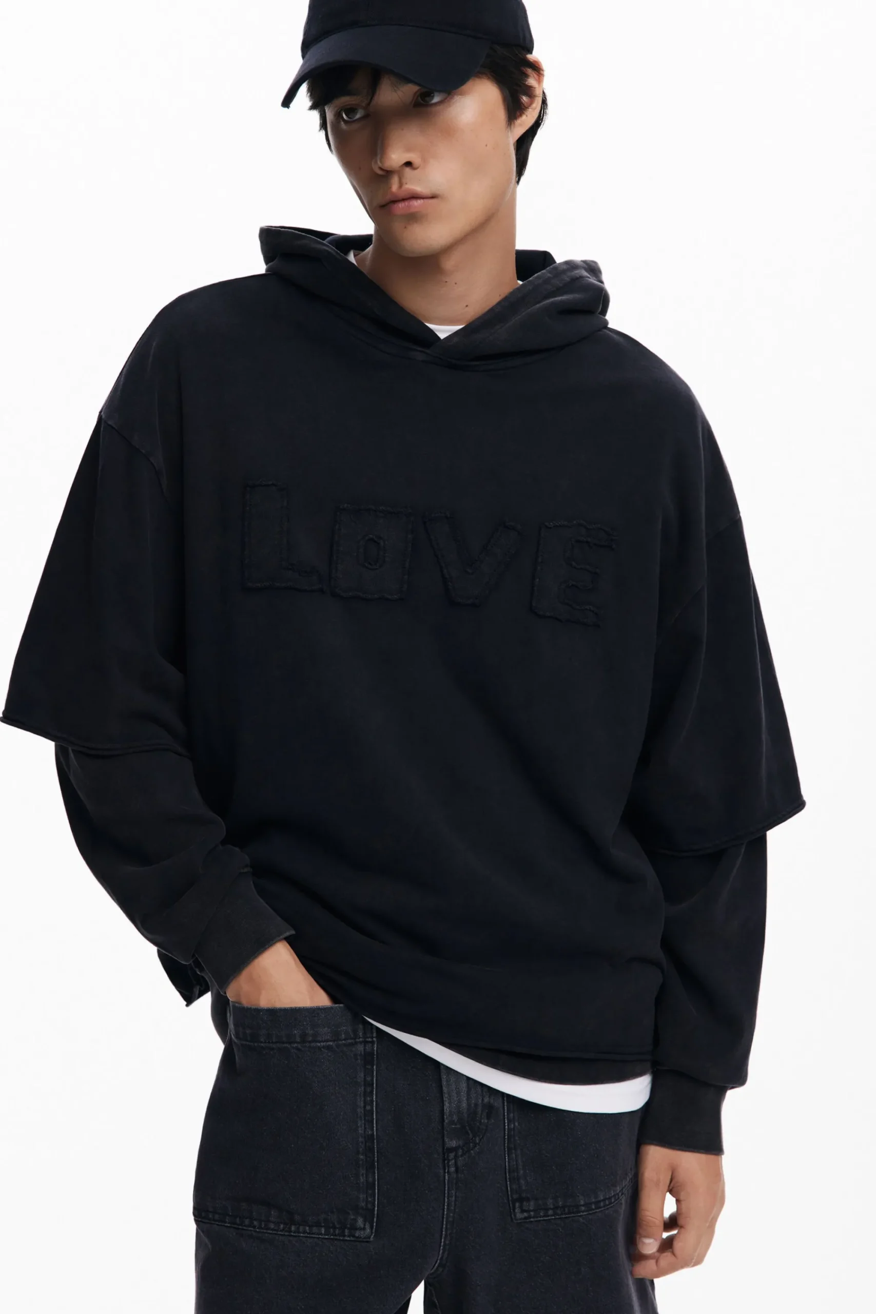 Malhas E Sweatshirts<Desigual Moletom de manga dupla